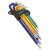 Sealey AK7194 TRX-Star* Key Set 9pc Colour-Coded Extra-Long
