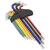 Sealey AK7194 TRX-Star* Key Set 9pc Colour-Coded Extra-Long