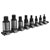 Sealey AK6214B Spline Socket Bit Set 8pc 1/4, 3/8 & 1/2Sq Drive Black Series