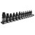 Sealey AK6228B TRX-Star* Socket Bit Set 12pc Stubby 1/4, 3/8 & 1/2Sq Drive