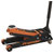Sealey 3040AO Trolley Jack 3tonne Rocket Lift Orange