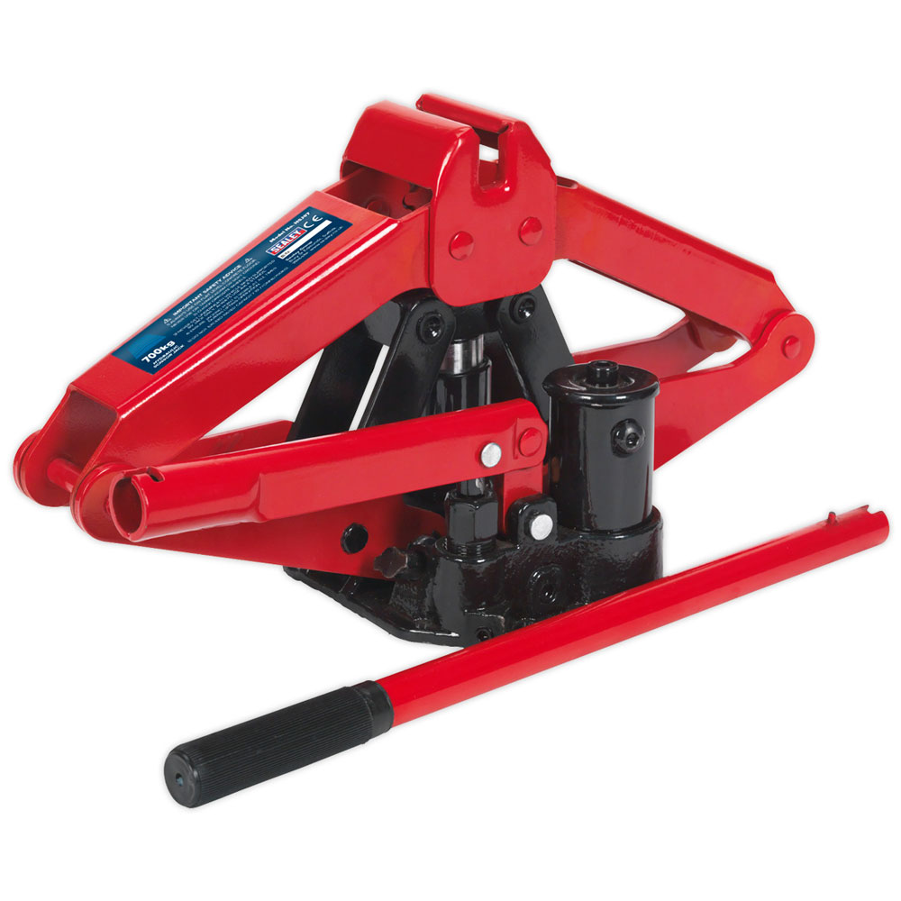 Sealey HSJ07 Hydraulic Scissor Jack 700kg | Rapid Electronics