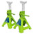 Sealey VS2002HV Axle Stands (Pair) 2tonne Cap /Stand Ratchet Type - Hi-Vis Green