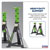 Sealey AS3G Axle Stands (Pair) 3tonne Capacity per Stand Green