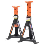Sealey AS3O Axle Stands (Pair) 3tonne Capacity per Stand Orange