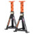 Sealey AS3O Axle Stands (Pair) 3tonne Capacity per Stand Orange