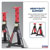 Sealey AS3R Axle Stands (Pair) 3tonne Capacity per Stand - Red