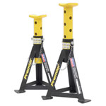 Sealey AS3Y Axle Stands (Pair) 3tonne Capacity per Stand Yellow