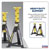 Sealey AS3Y Axle Stands (Pair) 3tonne Capacity per Stand Yellow