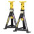 Sealey AS3Y Axle Stands (Pair) 3tonne Capacity per Stand Yellow