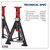 Sealey AS6R Axle Stands (Pair) 6tonne Capacity per Stand - Red