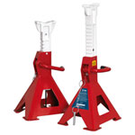 Sealey AAS3000 Axle Stands (Pair) 3tonne Capacity per Stand Auto Rise Ratchet
