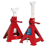 Sealey AAS5000 Axle Stands (Pair) 5tonne Capacity per Stand Auto Rise Ratchet