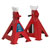 Sealey AAS5000 Axle Stands (Pair) 5tonne Capacity per Stand Auto Rise Ratchet