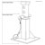 Sealey AS20 Axle Stands (Pair) 20tonne Capacity per Stand