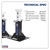 Sealey AS20 Axle Stands (Pair) 20tonne Capacity per Stand