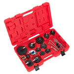 Sealey VS0204B Brake & Clutch Bleeder Cap Set