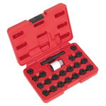 Sealey SX206 Locking Wheel Nut Key Set 22pc - Audi