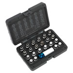 Sealey SX210 Locking Wheel Nut Key Set 23pc - VAG