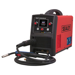 Sealey INVMIG200LCD Inverter Welder MIG, TIG & MMA 200Amp with LCD Screen