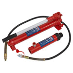 Sealey 610/45 Push Ram with Pump & Hose Assembly - 10tonne