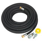 Sealey AHK04 Air Hose Kit 15m x Ø13mm High Flow with 100 Series Adaptors