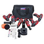 Sealey CP1200COMBO2 CP1200 Series 6 x 12V Cordless Power Tool Combo Kit