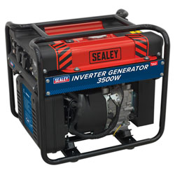 Sealey GI3500 Inverter Generator 3500W 230V 4-Stroke Engine