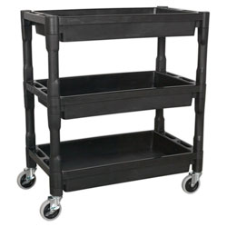 Sealey CX205 Trolley 3-Level Composite Heavy-Duty