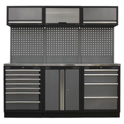 Sealey APMSSTACK07SS Modular Storage System Combo - Stainless Steel Worktop