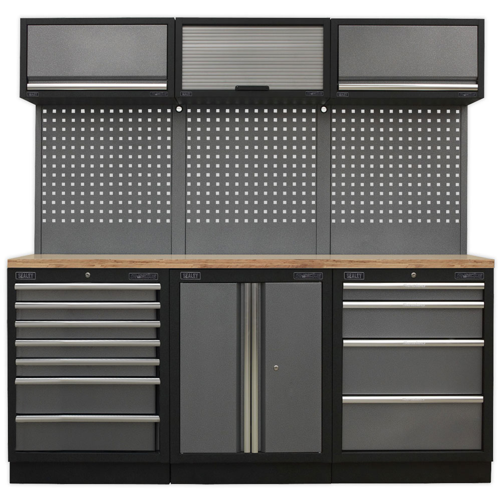 Sealey APMSSTACK07W Modular Storage System Combo Pressed Wood Worktop