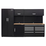 Sealey APMSCOMBO2W Modular Storage System Combo - Oak Worktop