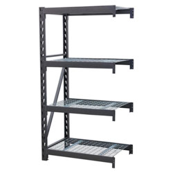 Sealey AP6372E Heavy-Duty Racking Extension Pk4 Mesh Shelves 640kg CapPer Level