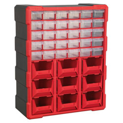 Sealey APDC39R Cabinet Box 39 Drawer - Red/Black