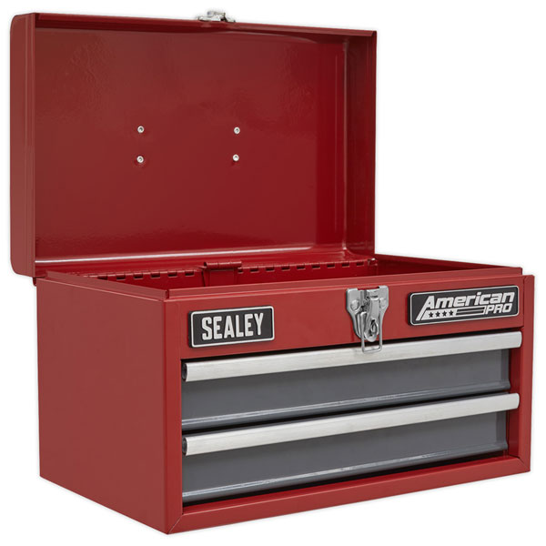 Sealey AP2602BB Toolbox 2 Drawer With Ball Bearing Slides | Rapid Online