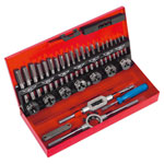 Sealey AK3015 Tap & Die Set 32pc Split Dies - Metric
