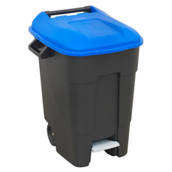 Sealey BM100PB Refuse/Wheelie Bin with Foot Pedal 100L - Blue