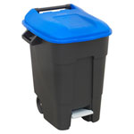 Sealey BM100PB Refuse/Wheelie Bin with Foot Pedal 100L - Blue