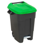 Sealey BM100PG Refuse/Wheelie Bin with Foot Pedal 100L - Green