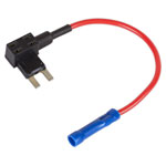 Sealey FHLMIN15 Accessory Circuit Mini Fuse Holder Link 15Amp Pack of 2