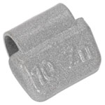 Sealey WWAH10 Wheel Weight 10g Hammer-On Plastic Coated Zinc Alloy Wheels Pk 100
