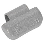 Sealey WWAH15 Wheel Weight 15g Hammer-On Plastic Coated Zinc Alloy Wheels Pk 100