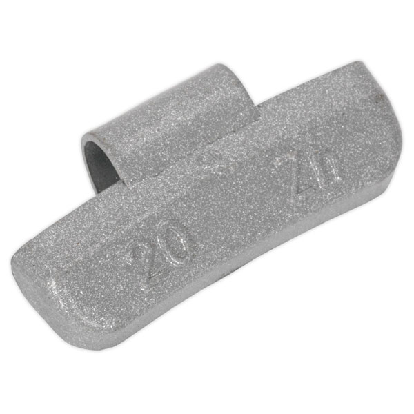 Sealey WWAH20 Wheel Weight 20g Hammer-On Plastic Coated Zinc Alloy...