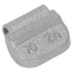 Sealey WWSH10 Wheel Weight 10g Hammer-On Zinc for Steel Wheels Pack of 100