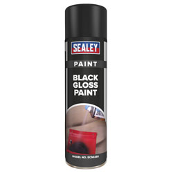 Sealey SCS025S Black Gloss Paint 500ml