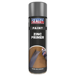 Sealey SCS034S Grey Zinc Primer Paint 500ml