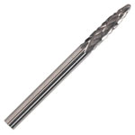 Sealey MCB006 Micro Carbide Burr Ball Nose Tree Pack of 3