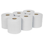 Sealey WHT150 Paper Roll White 2-Ply Embossed 150m Pack of 6