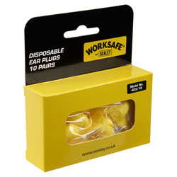 Worksafe 403/10 Ear Plugs Disposable - 10 Pairs