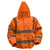 Worksafe 802XLO Hi-Vis Orange Jacket Quilted Lining & Elasticated Waist - XL